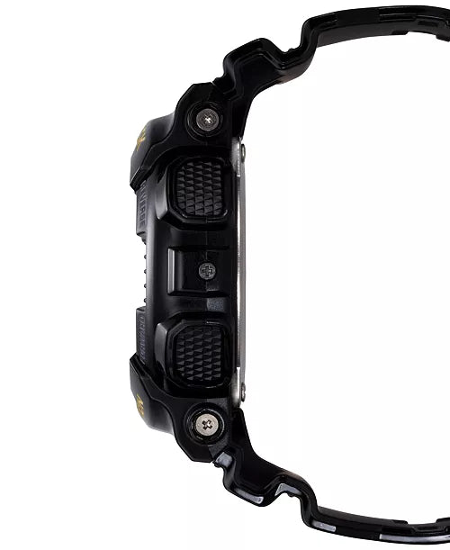 Men's Analog Digital Black Resin Strap Watch